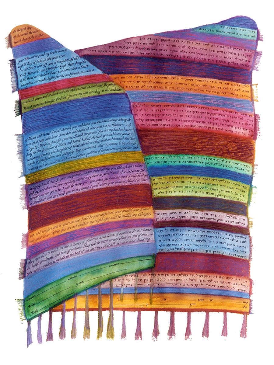2-sided-variegated-tallit-weaving-ketubah